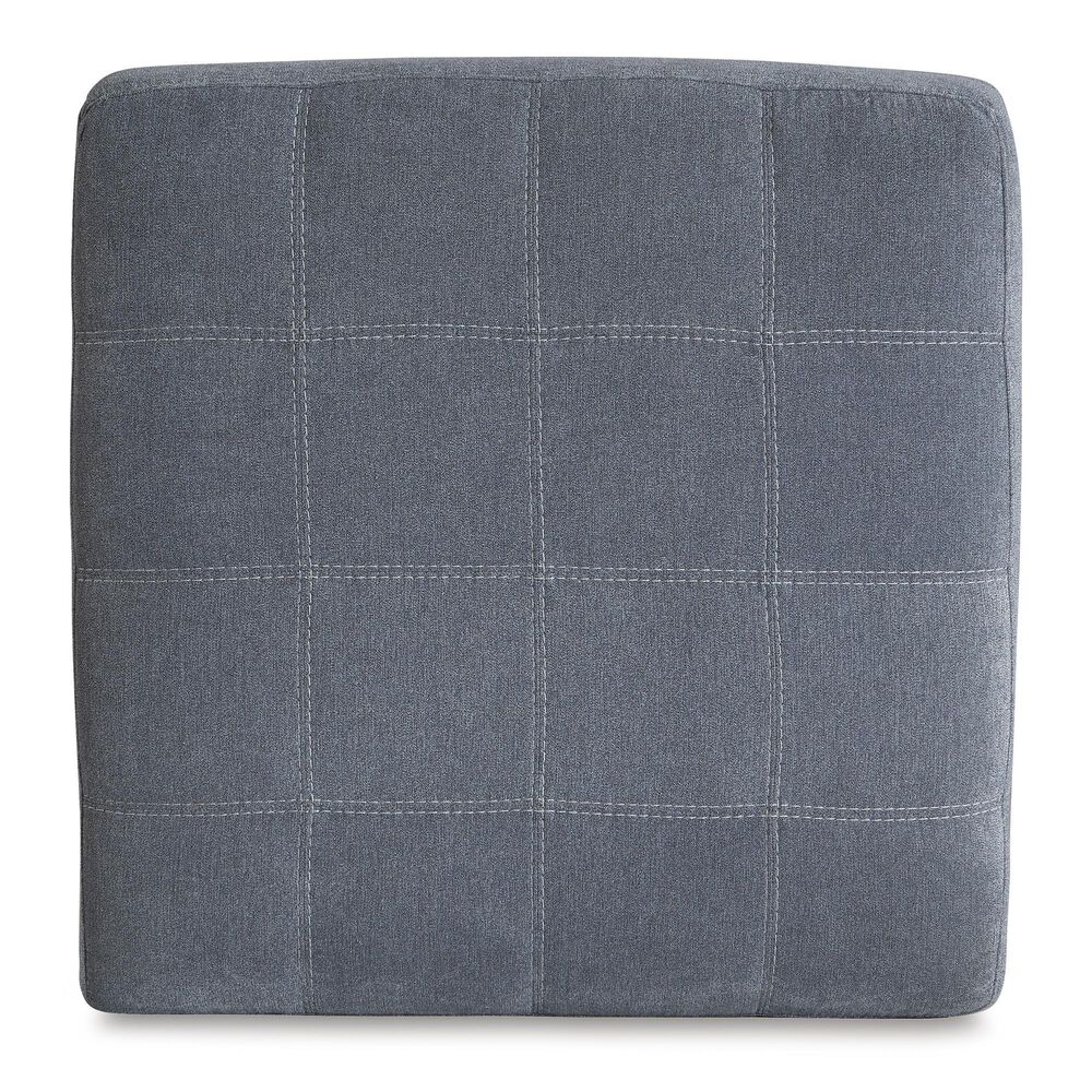 Ashley Marleton Oversized Accent Ottoman in Denim, , large