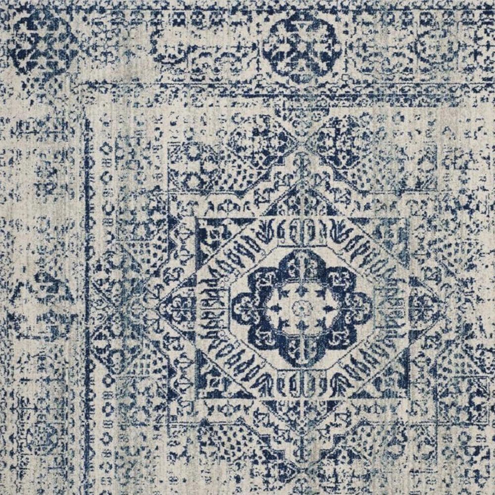 Safavieh Evoke EVK260C 2&#39;2&quot; x 5&#39; Ivory and Blue Runner, , large