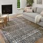 Amber Lewis x Loloi Billie 8"6" x 11"6" Ocean and Brick Area Rug, , large