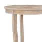 Linon Home Decor Aubert Round Side Table in Natural, , large