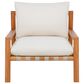 Linon Home Decor Cassius Patio Slanted Back Chair in Off White, , large