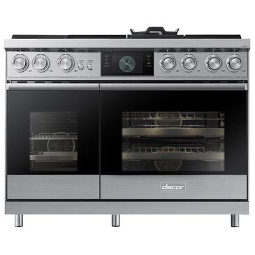 Dacor 48" Free-Standing Dual Fuel Range in Stainless Steel, , large