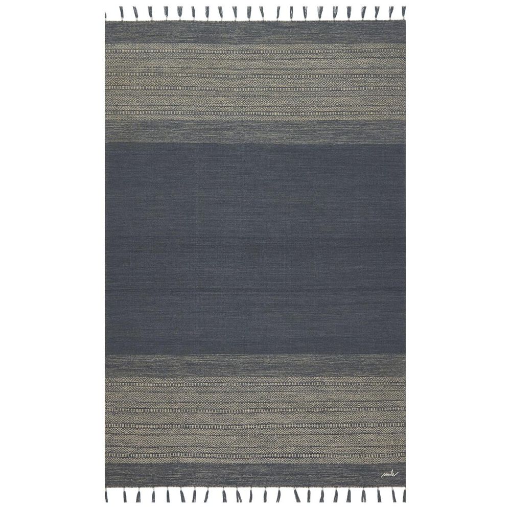 ED Ellen DeGeneres Crafted by Loloi Solano ON-01 5" x 7"6" Blue Area Rug, , large