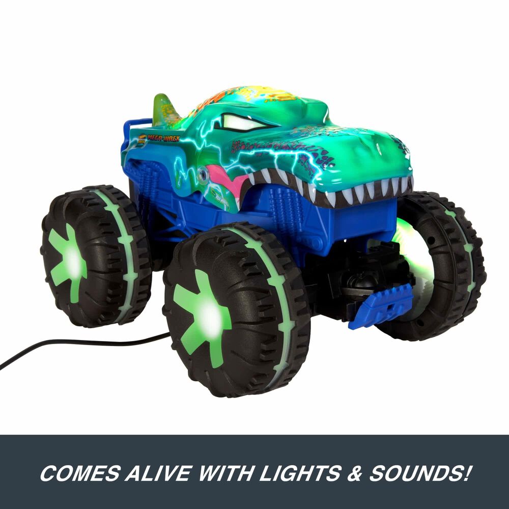 Mattel Monster Trucks Mega-Wrex Alive Remote-Control Vehicle in Multicolor, , large