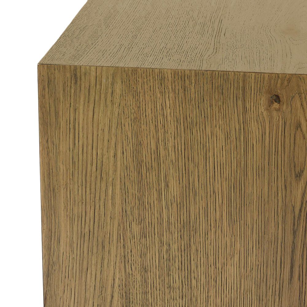 Classic Home Layne Coffee Table with Casters in Light Brown, , large