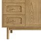James Martin Vanities Laurent 60" Single Bathroom Vanity in Light Natural Oak with 3 cm Eternal Jasmine Pearl Silestone Top, Rectangle Sink and FreePower Wireless Charger, , large
