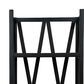 Woodland & Co Airline 76" Bookcase in Pure Black, , large