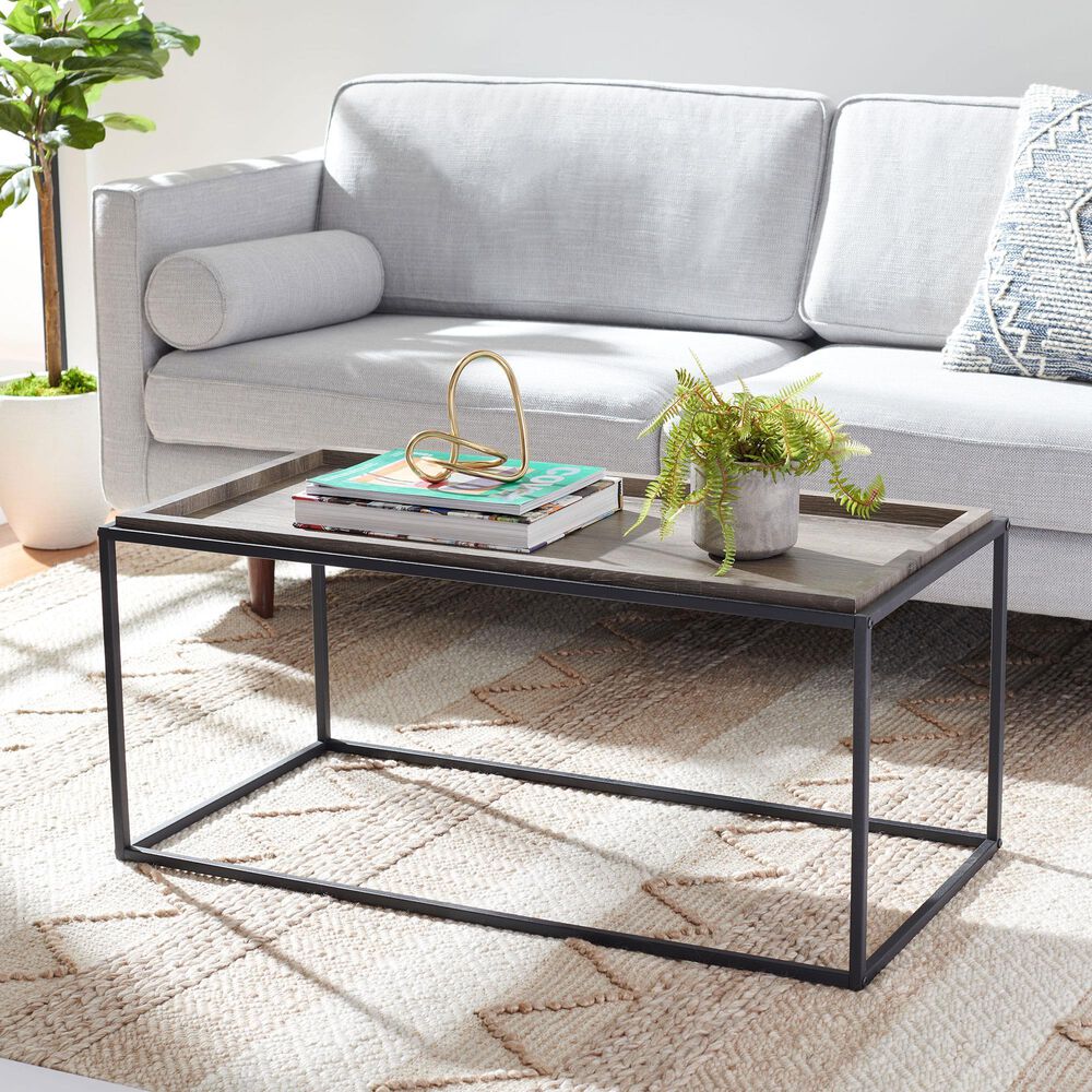 Safavieh Andey Coffee Table in Brown, , large