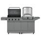 Tytus Anaheim and Emberwood 3-Piece Modular Duo with Gas Tabletop Pizza Oven in Gunmetal Gray, , large
