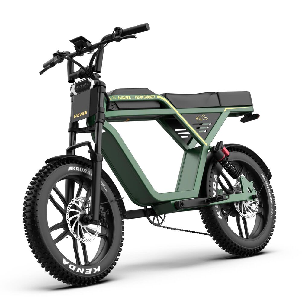 Navee KG05 Electric Bicycle in Green and Gold, , large