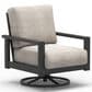 Homecrest Elements Outdoor Swivel Rocker Chat Chair in Mainstreet Putty, , large