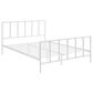 Modway Dower Stainless Steel Queen Platform Bed in White, , large