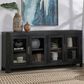 Classic Home Macarthur 4-Door Cabinet in Antique Black, , large