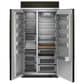 KitchenAid 25.5 Cu. Ft. Side By Side Built-In Refrigerator in Black Stainless Steel and PrintShield, , large