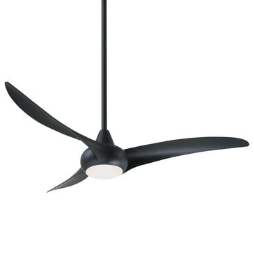 Minka-Aire Light Wave 52" Ceiling Fan with LED Light in Coal, , large