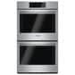 Bosch 800 Series 2-Piece Kitchen Package with Stainless Steel 30" Double Electric Wall Oven and 36" Black Induction Cooktop, , large