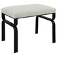 Uttermost Diverge Bench in Satin Black, , large