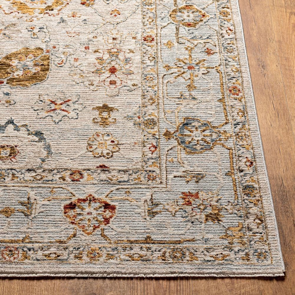 Surya Reina Light Gray, Cream, Denim, Rust, Mustard, Olive and Tan 10&#39; x 13&#39;11&quot; Area Rug, , large