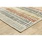 Oriental Weavers Branson Geometric 1"10" x 7"3" Ivory and Multicolor Runner, , large