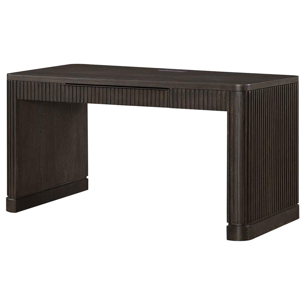 Wycliff Bay Tulane 3-Piece Writing Desk with Bookcase and Lateral File Cabinet Set in Dark Chocolate, , large