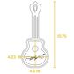 Lodge 2.2-Quart Dolly Parton Rockstar Guitar Mini Skillet in Black, , large