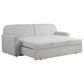 Lifestyle Solutions Willow Stationary Convertible Sofa in Light Gray, , large