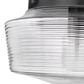 Golden Lighting Holloway 1-Light Flush Mount in Matte Black, , large