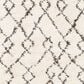 Surya Berber Shag BBE2301 6"7" x 9" Charcoal and Beige Area Rug, , large