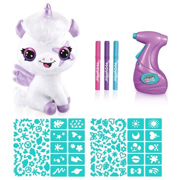 Airbrush Plush Glow-in-the Dark Magic Unicorn Plush Kit, , large