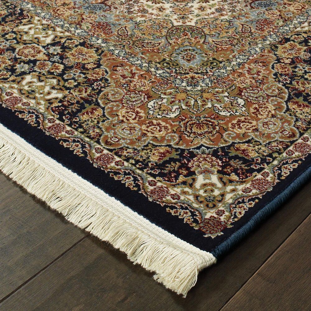 Oriental Weavers Masterpiece 5501K 2&#39;3&quot; x 10&#39; Black Runner, , large
