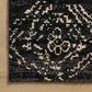 Loloi Meryl 4" x 6" Black and Ivory Area Rug, , large