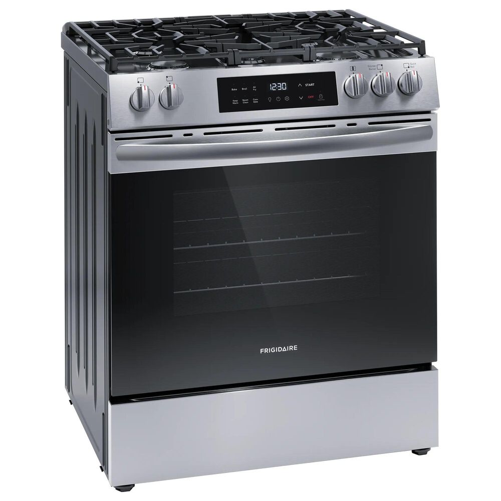 Frigidaire 30" Slide-In Gas Range with Air Fry in Stainless Steel, , large