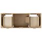 37B Alanya 60" Single Bathroom Vanity in Warm Oak with White Composite Stone Top, , large