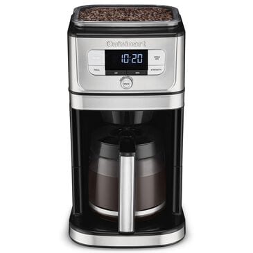 Cuisinart Burr Grind and Brew 12-Cup Coffee Maker in Black and Stainless Steel, , large