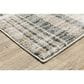 Oriental Weavers Cambria Faded Stripes 1"10" x 7"6" Beige Runner, , large