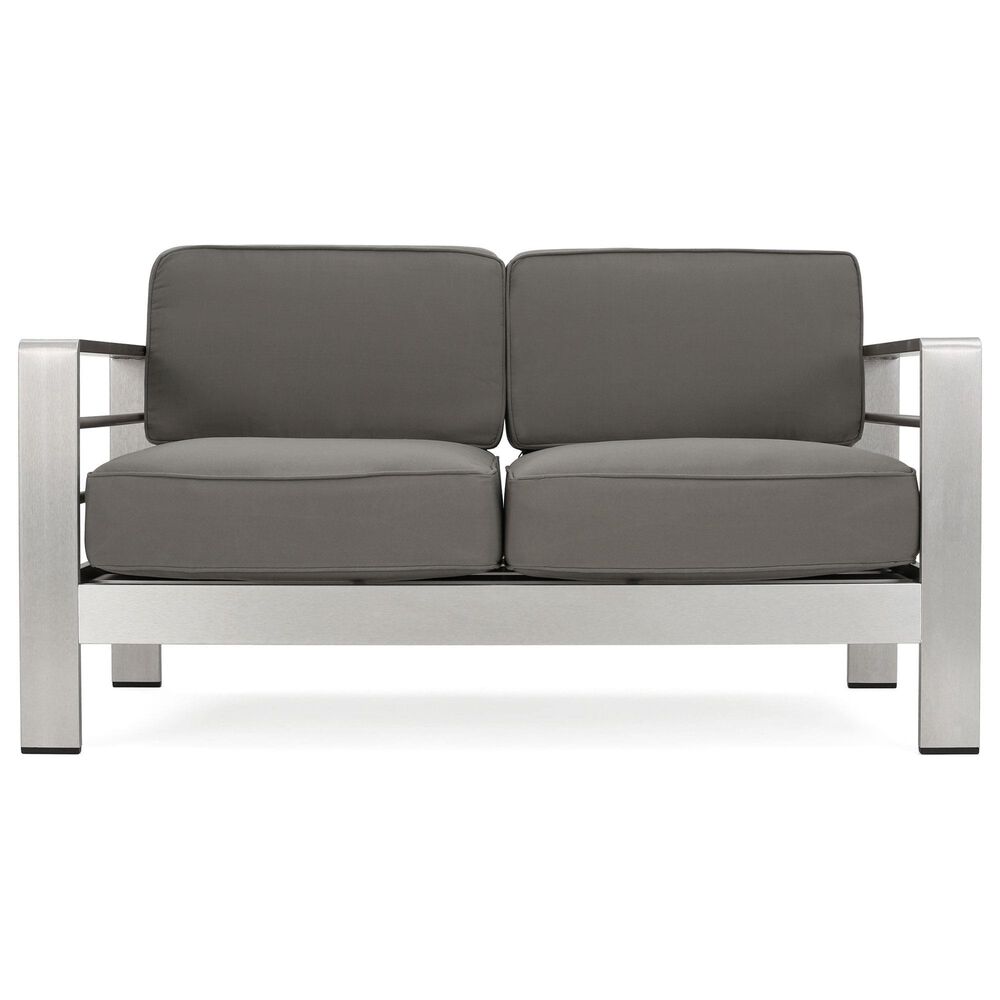 Hearth and Haven Cape Coral Outdoor Loveseat in Khaki, , large