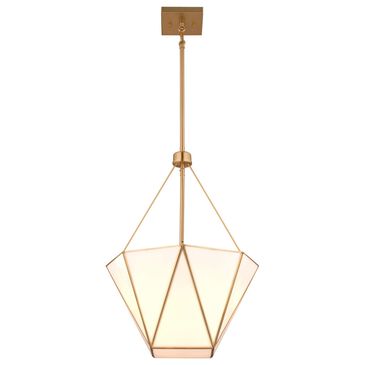 Vaxcel Burnett 3-Light Cone Pendant in Muted Brass, , large