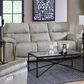 HomeStretch Cosmo Triple Power Reclining Sofa in Omnipotent Taupe, , large