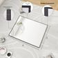 HOMLUX 20" x 28" Wall Mount Rectangular Decorative Mirror in Black, , large