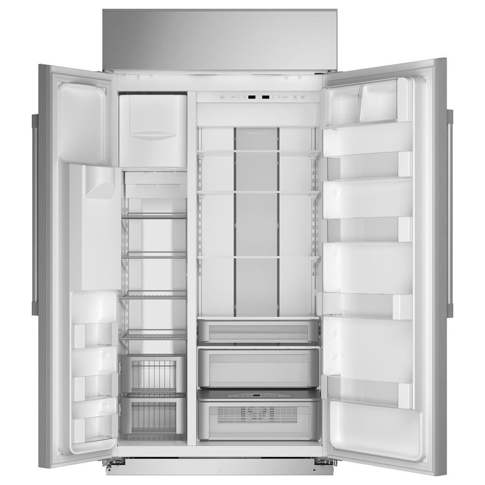 Monogram 42&quot; Smart Built-In Side by Side Refrigerator with Dispenser &#40;Handle Kit Not Included&#41; in Stainless Steel, , large