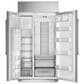 Monogram 42" Smart Built-In Side by Side Refrigerator with Dispenser (Handle Kit Not Included) in Stainless Steel, , large