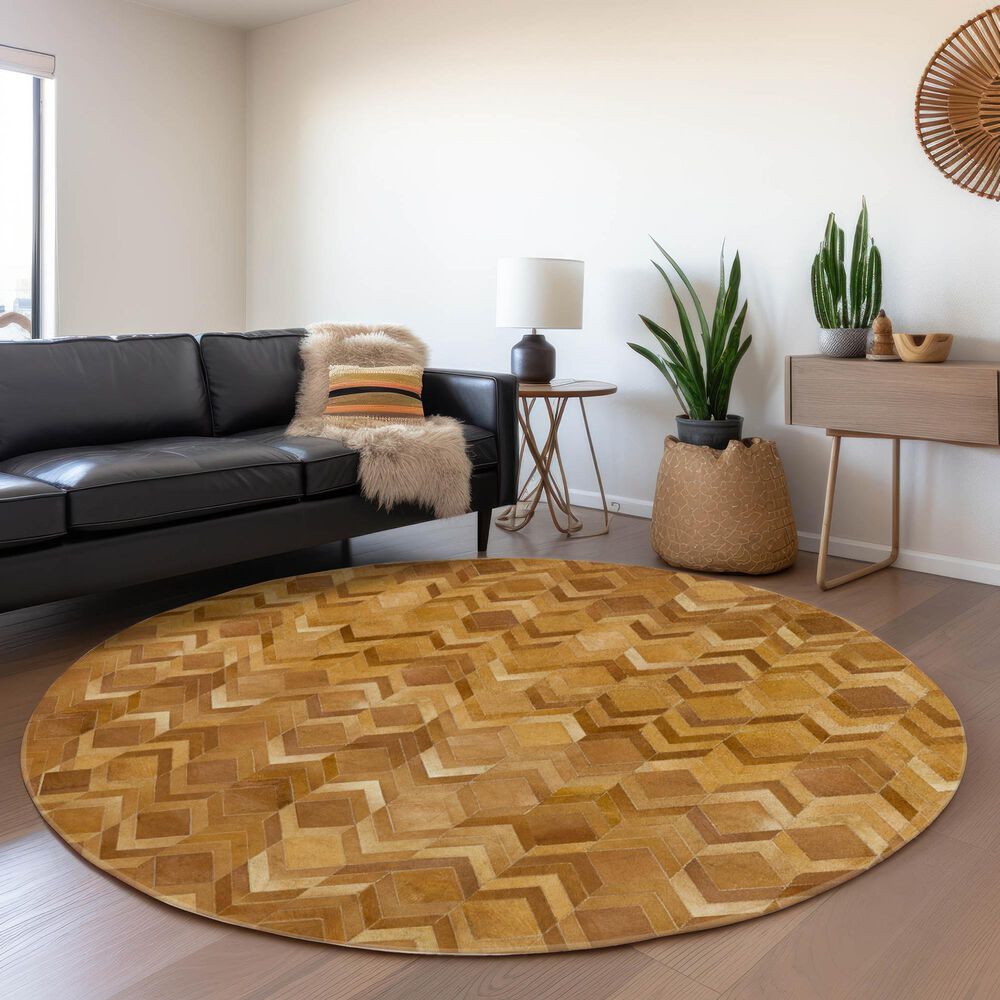 Dalyn Rug Company Bozeman BM5 Rust 8&#39; Round Area Rug, , large