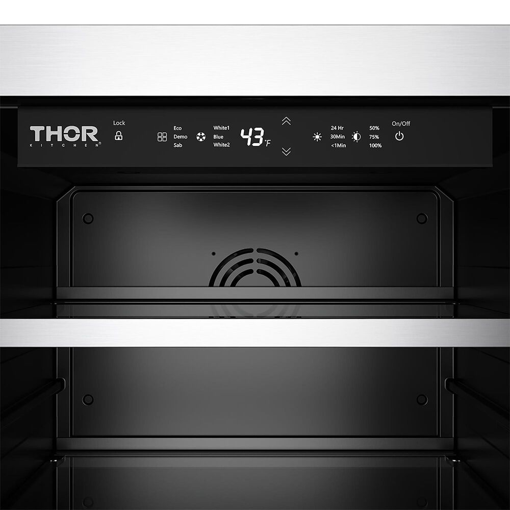 Thor Kitchen Gordon Ramsay 24" Outdoor Undercounter Beverage Cooler in Stainless Steel, , large