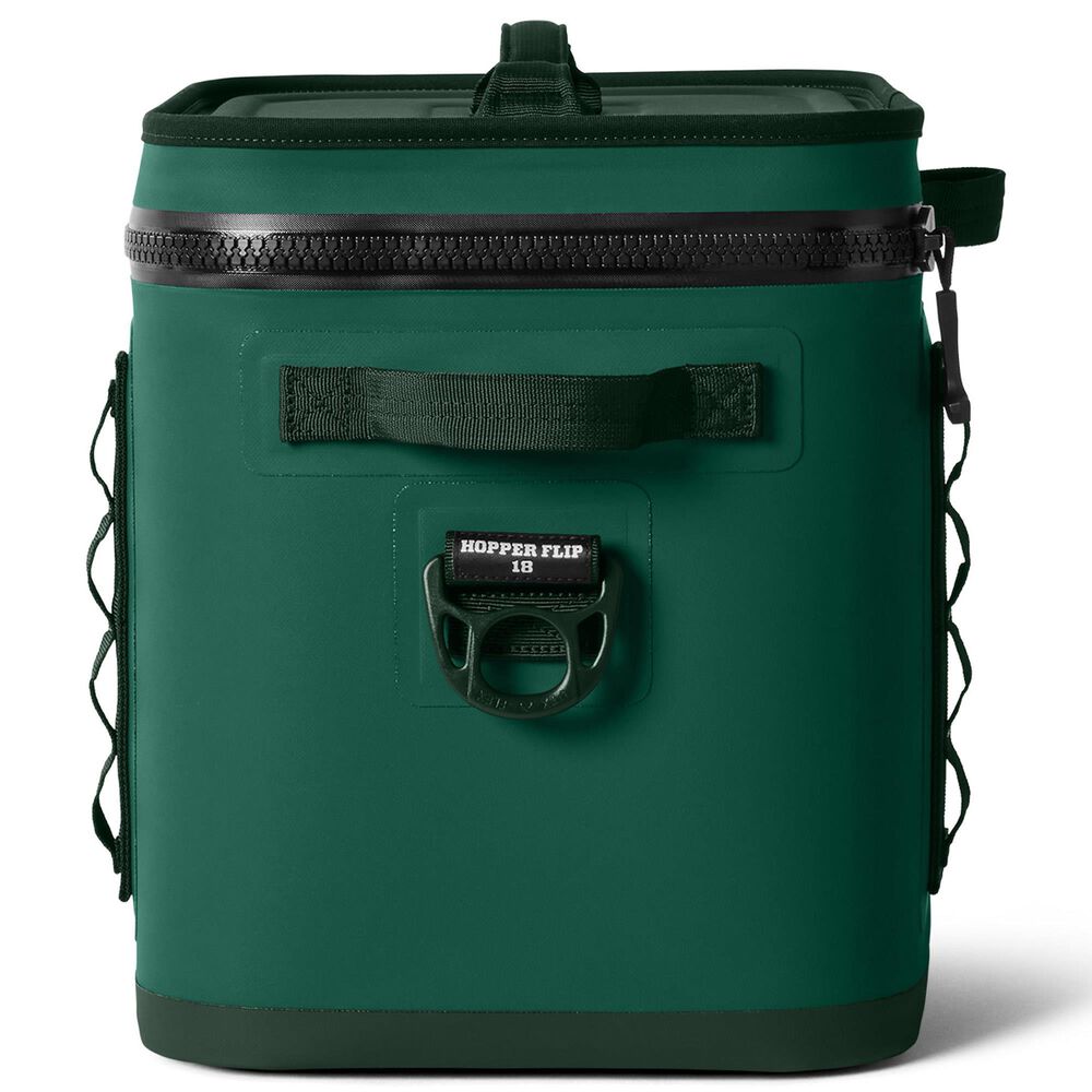 YETI Hopper Flip 18 Soft Cooler in Black Forest Green, , large