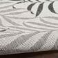 Nourison Garden Oasis Nature Grey 3" x 5" Indoor/Outdoor Area Rug, , large