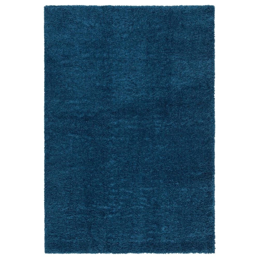 Safavieh August Shag AUG900N 6" x 9" Navy Area Rug, , large