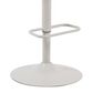 Armen Living Toby Adjustable Swivel Bar Height Stool with Vintage Taupe Upholstery in Ivory, , large