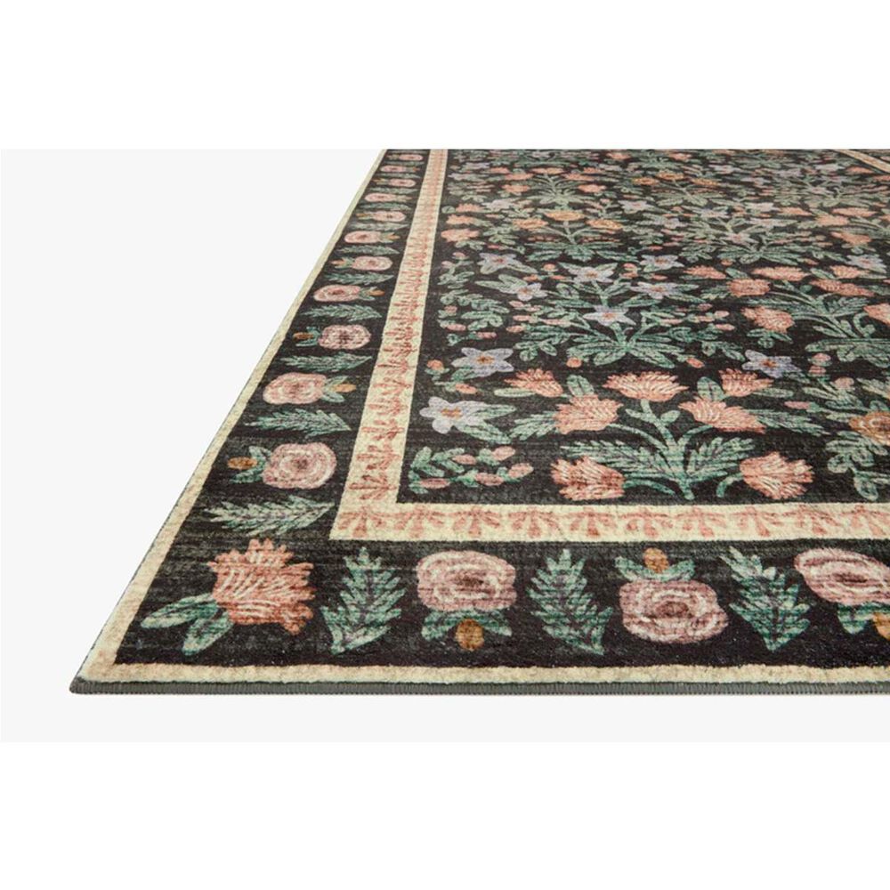 Loloi Rifle Paper Co. x Loloi Eden Mughal Garden Black 8&#39;-6&quot; x 11&#39;-6&quot; Area Rug, , large