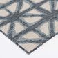Central Oriental Melbourne Shibori Squares Vanilla and Lagoon 6"6" x 9"6" Area Rug, , large