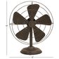 Maple and Jade 18" Vintage Metal Sculpture in Black, , large